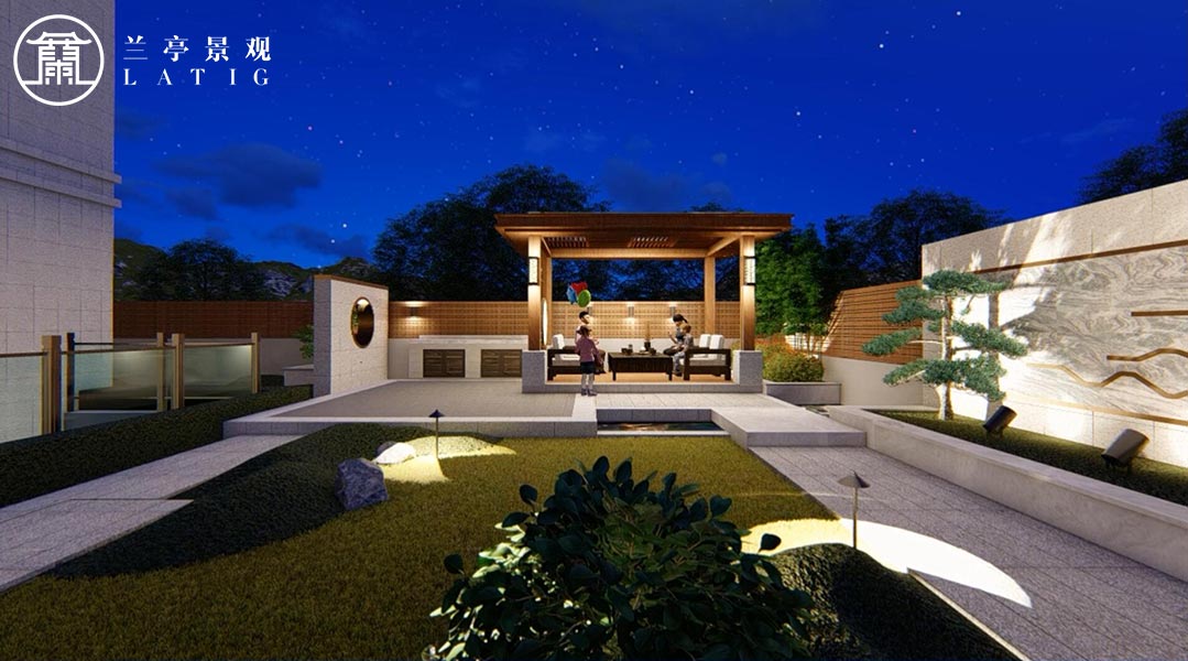 青島花園設(shè)計(jì)-海棠灣別墅庭院設(shè)計(jì)